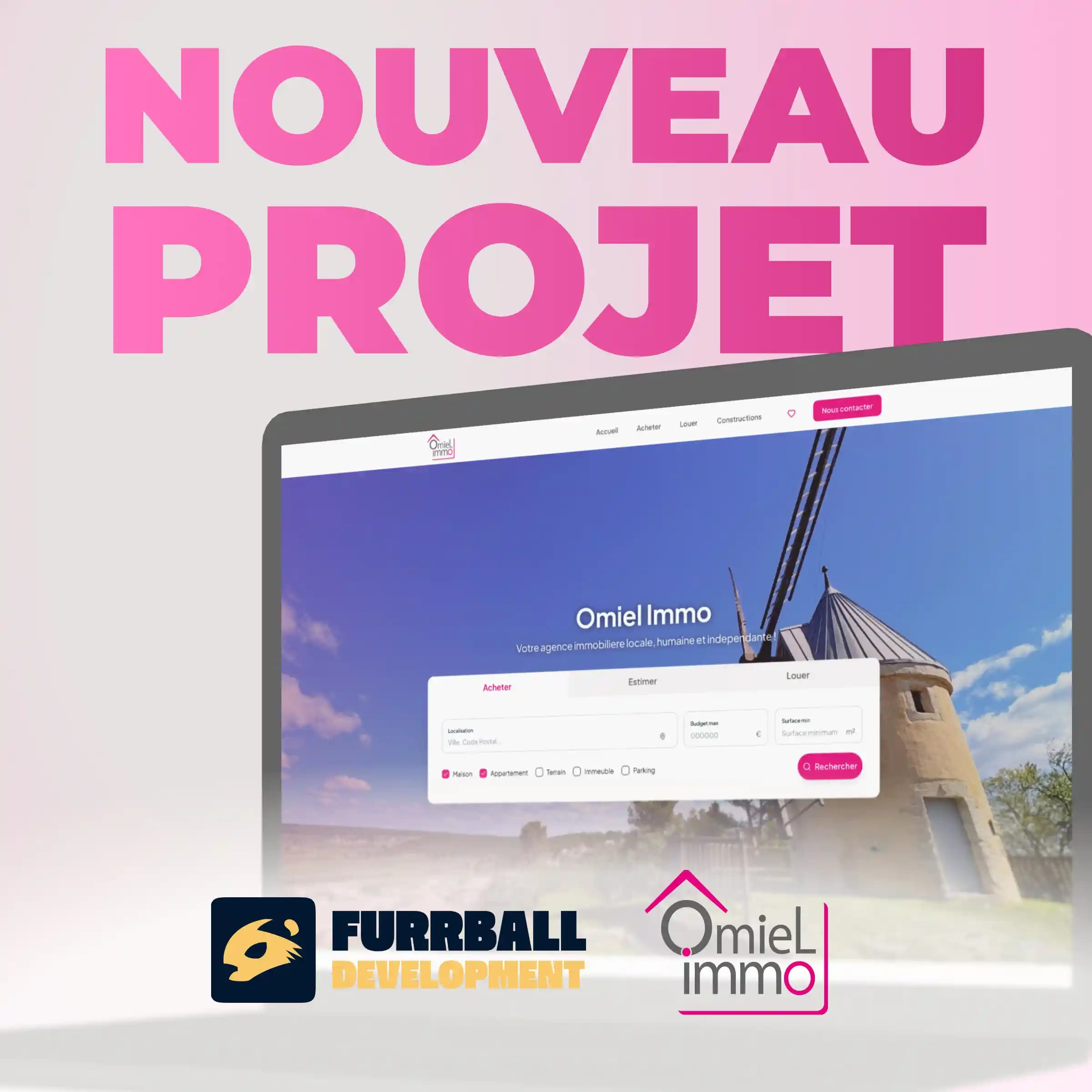 OmielImmo : un site immobilier connecté et automatisé