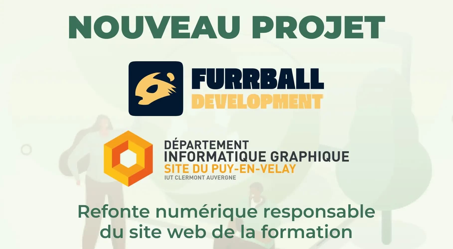 Furrball Development décroche la refonte du site web du BUT Informatique graphique de l'IUT Clermont Auvergne